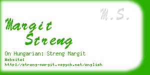 margit streng business card